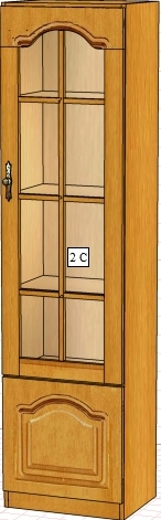 Шкаф Вилия 2С (2ГС) ВМ 0235/С