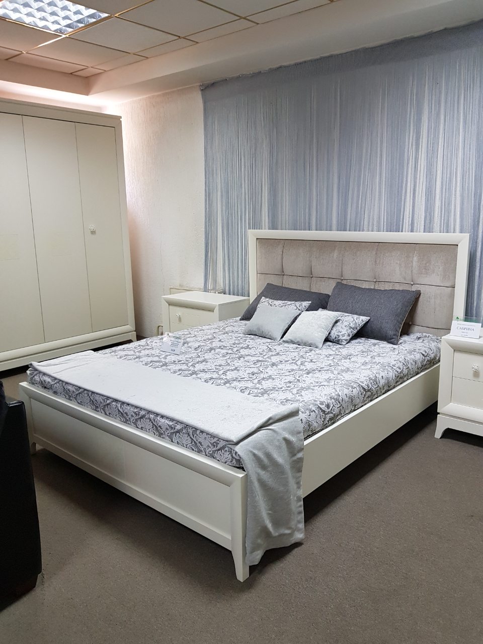 Кровать двуспальная "Сабрина" ММ 302-02/14Б (б/м, б/к) (1400х2000) №0