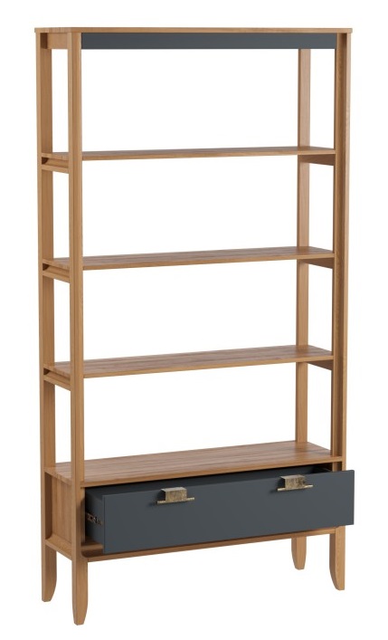 Стеллаж "Бридж" сквозной широкий с 1-м ящиком №0