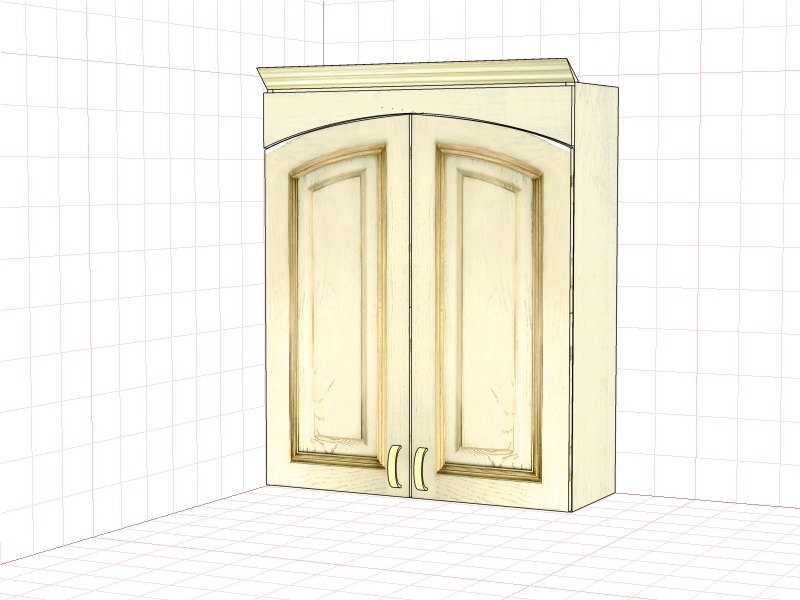 Шкаф настенный "Злата" ЗТ 3180/А