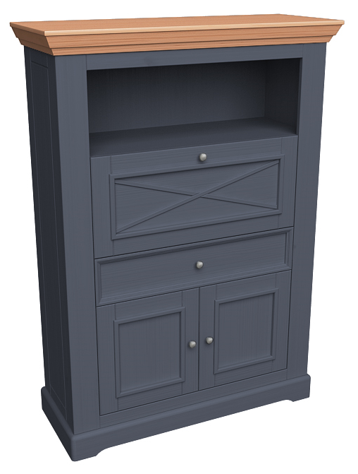 Комод "Форест Графит" 3 двери 1 ящик