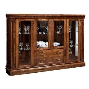 Тумба "Ривьера" ГМ 5851 с витриной и ящиками