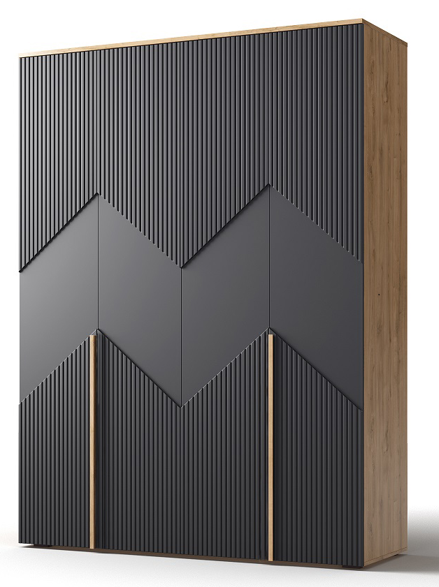 Шкаф четырехдверный "4Д Оливия 1" КМК 0971.20 (со складными дверями)