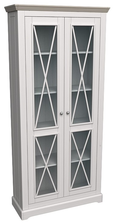 Витрина "Форест" с 2-мя стеклянными дверями