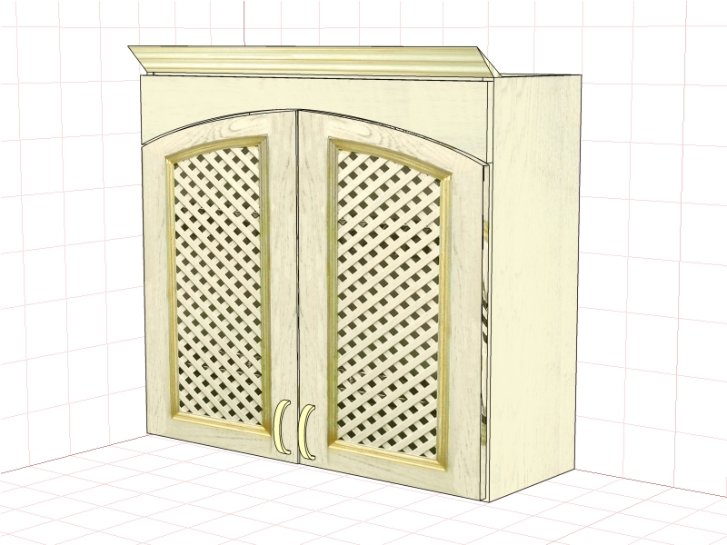 Шкаф настенный "Злата" ЗТ 3180/МРА