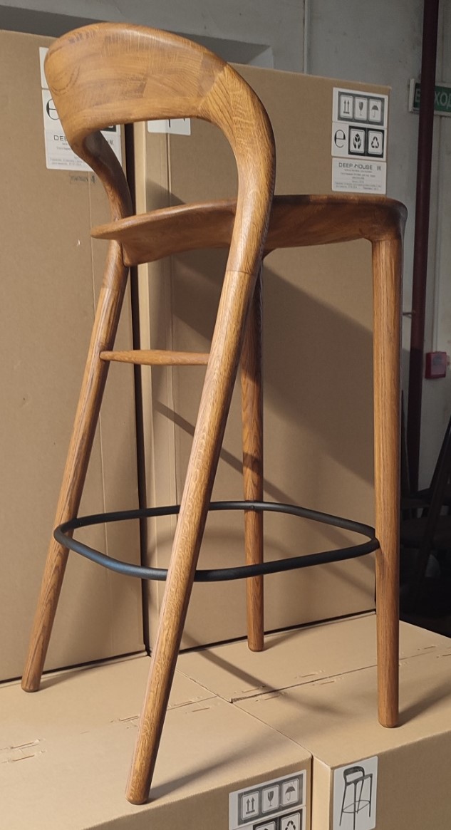 Стул барный (полубарный) «Мери Комфорт» с мягким сиденьем №1