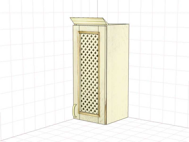 Шкаф настенный "Злата" ЗТ 2630/МР, ЗТ 2630/МР-01