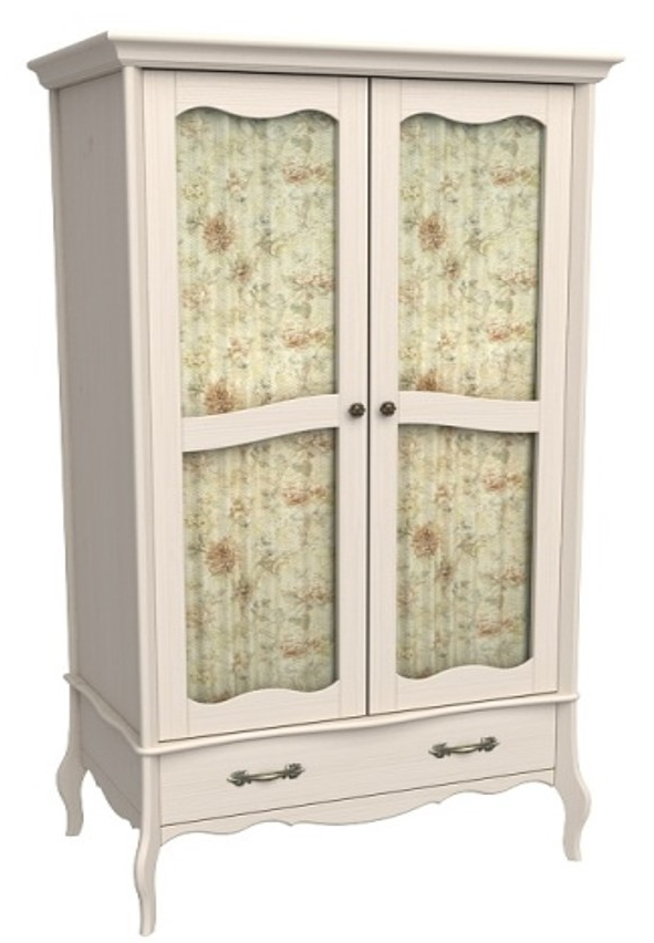 Шкаф двухдверный со стеклянными дверями "Лебо" №0