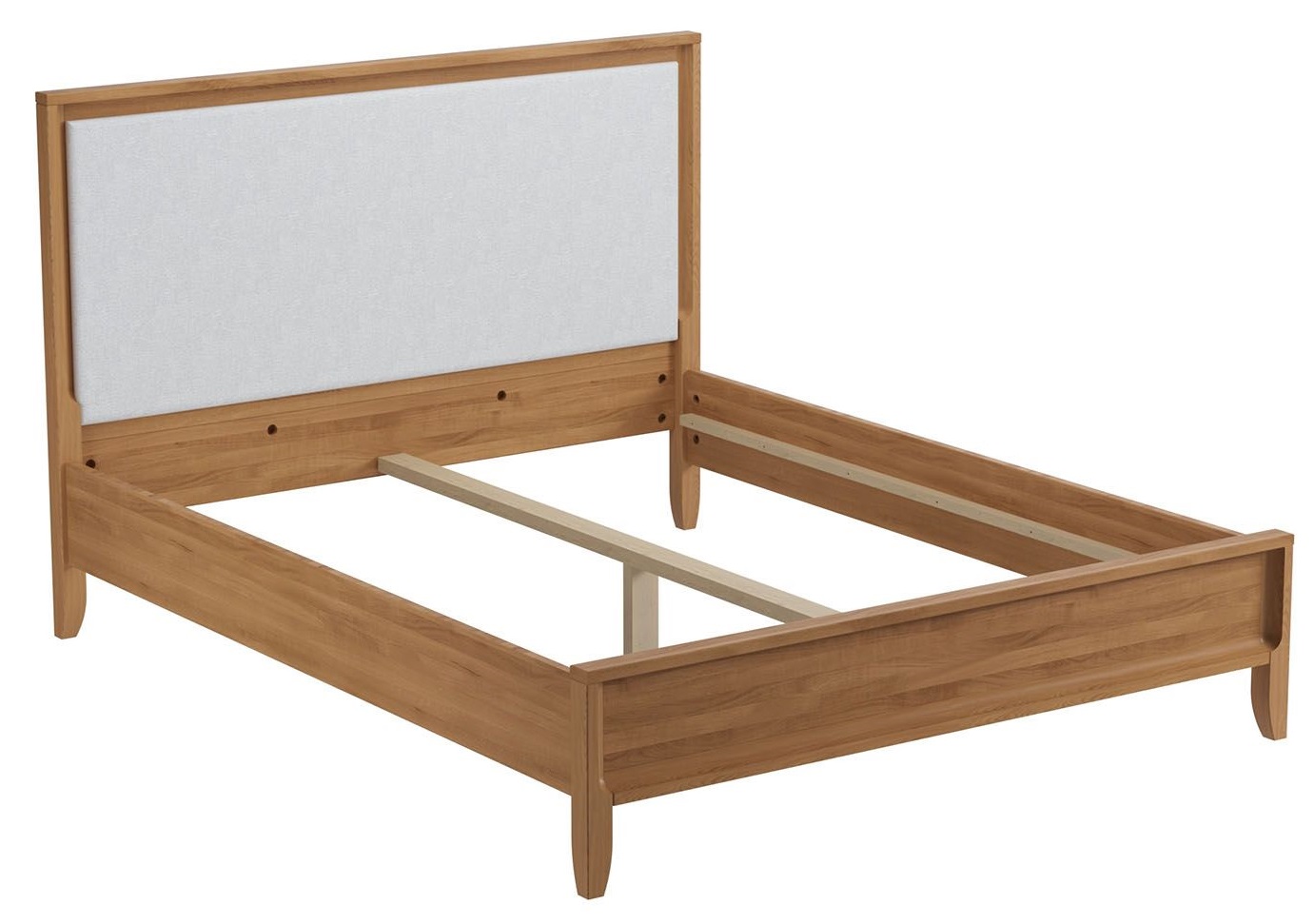 Кровать двуспальная "Бридж" 160*200 с мягким изголовьем №2