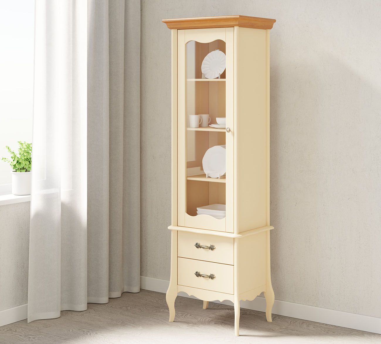 Витрина однодверная "Лебо" №3