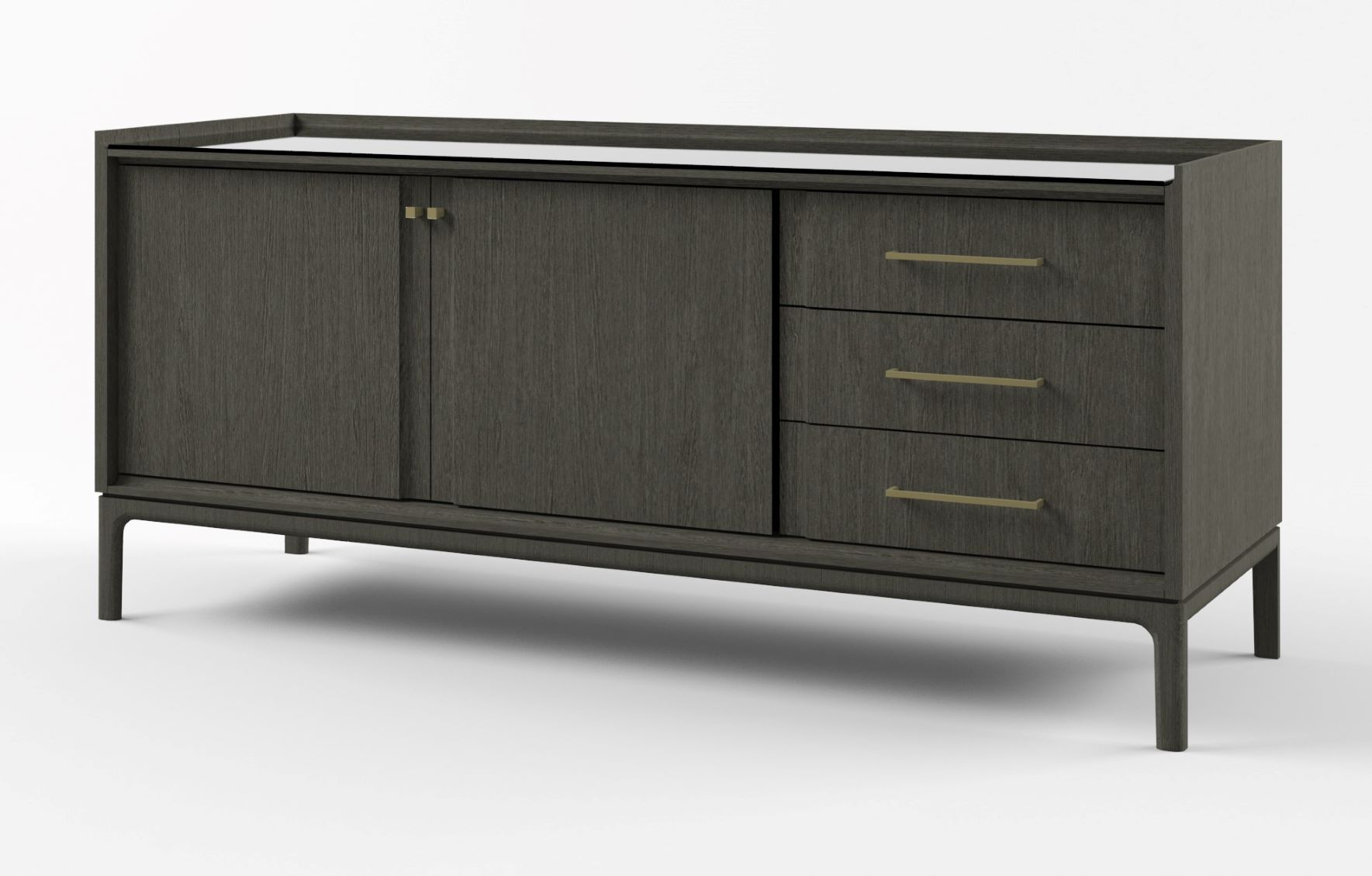 Тумба "Брюгге" B3D2 (без стекла) ВМФ-1683 №6