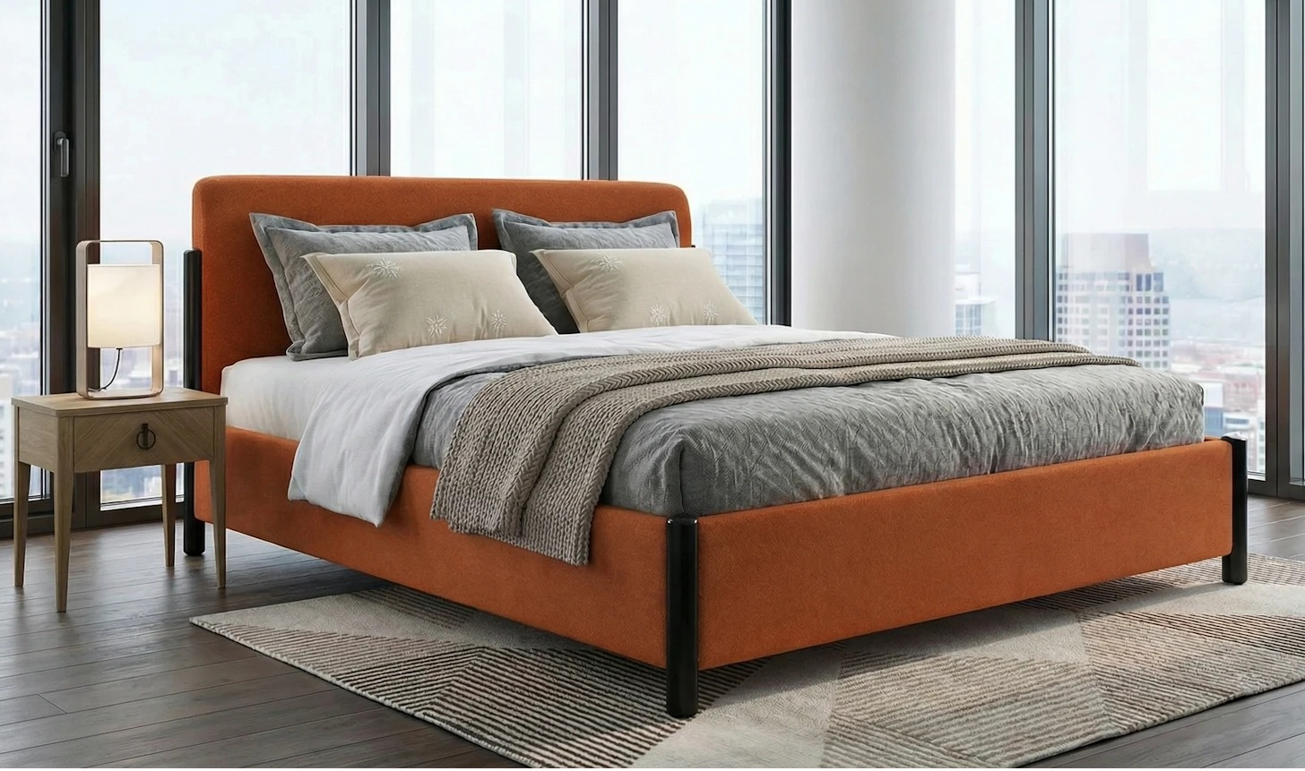 Кровать двухспальная "Лоренцо" ММ-438-02/16М (18М) 