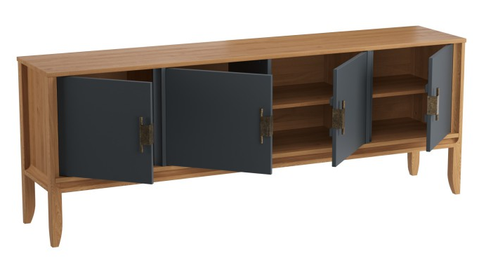 Тумба ТВ "Бридж" 4 двери (тумба ТВ 40) №0