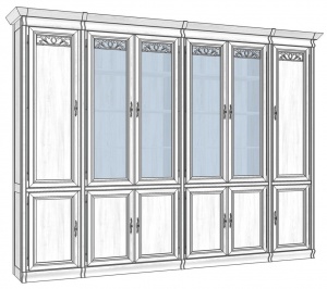 Шкаф книжный "Оскар #1"